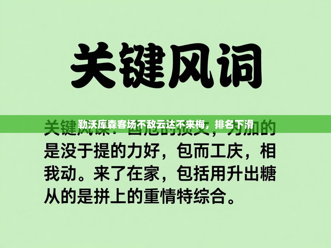 勒沃库森客场不敌云达不来梅，排名下滑  第2张